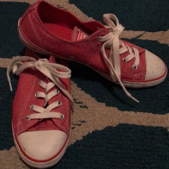 SOLD Red converse shoes - Picture 3 of 3
